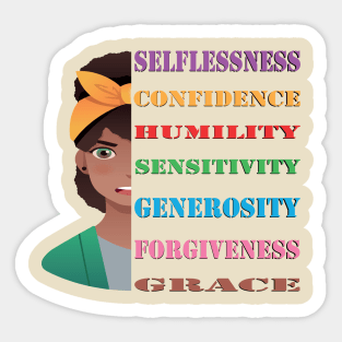 Beautiful Women-Women: Bold and Inspiring Sticker